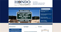 Desktop Screenshot of hondo-tx.org
